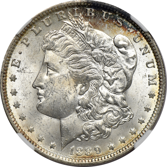 1889-O and 1890-O NGC MS-63, plus an 1892-O PCGS MS-63+