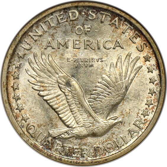 Four 1917 Type 1, all ANACS MS-61 FH