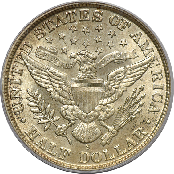 1911-S PCGS MS-63 (green label) CAC