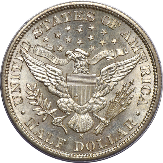 1893-S PCGS MS-63 (rattler)