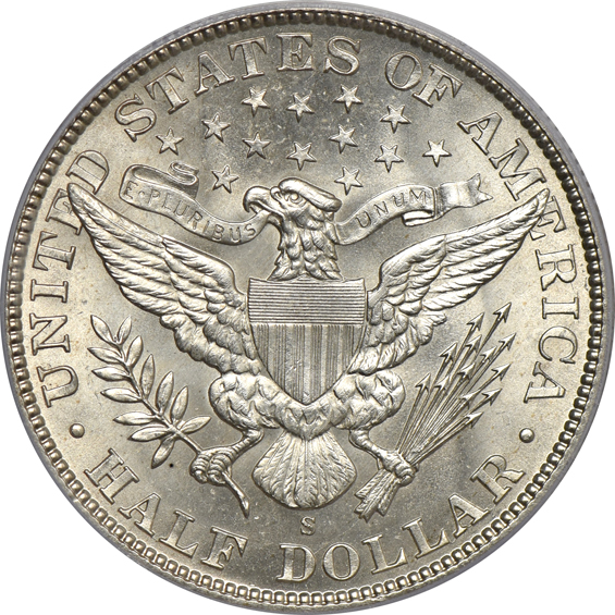 1905-S PCGS MS-64 (green label) CAC