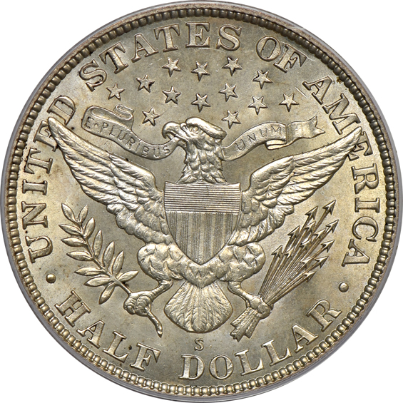 1912-S PCGS MS-63 (green label) CAC