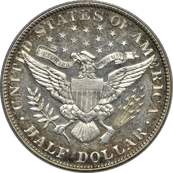 1902-S PCGS MS-63 (green label) CAC