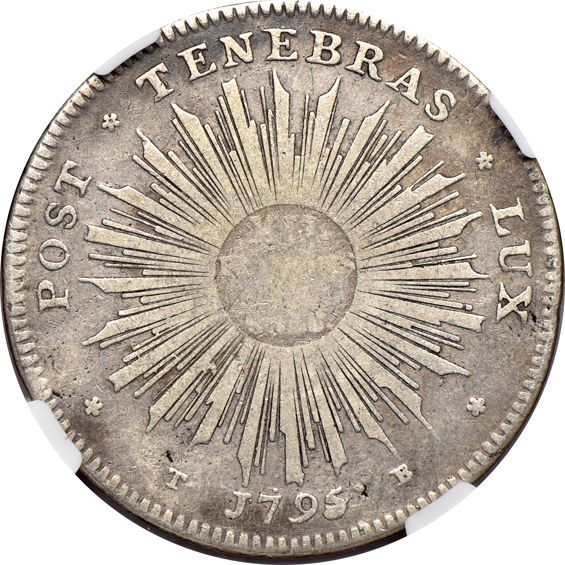 Multiple - 1795-TB Switzerland 12F, 1815-PTS FL Argentina 8S, and an 1835-NG M Central American Republic 8R, as described