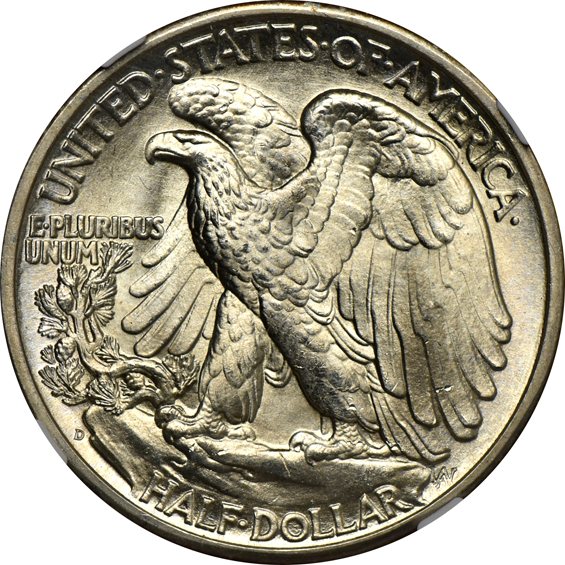 1945-D, 1946-D, and 1947-D, all NGC MS-66 CAC