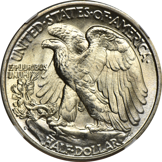 1945-D, 1946-D, and 1947-D, all NGC MS-66 CAC