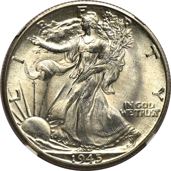 1945-D, 1946-D, and 1947-D, all NGC MS-66 CAC