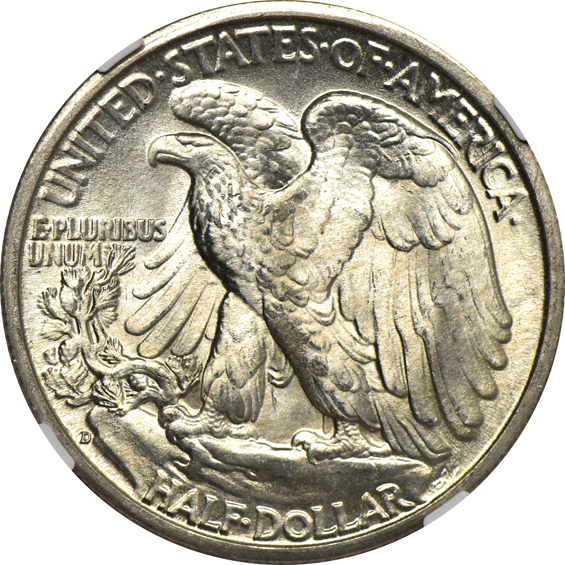 1945-D, 1946-D, and 1947-D, all NGC MS-66 CAC