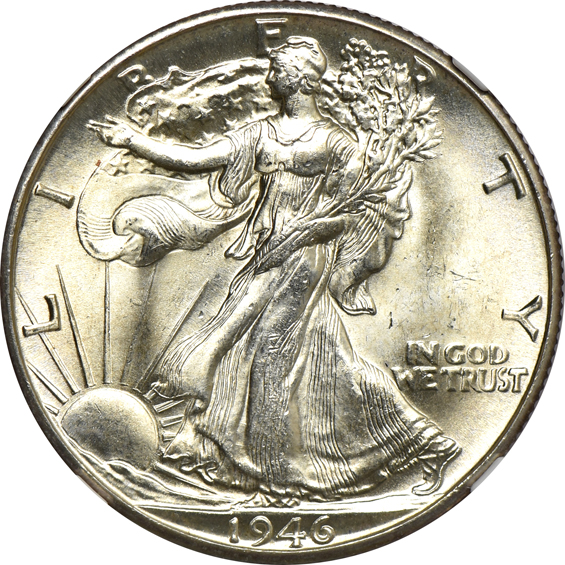 Nineteen 1946-D NGC MS-66 CAC