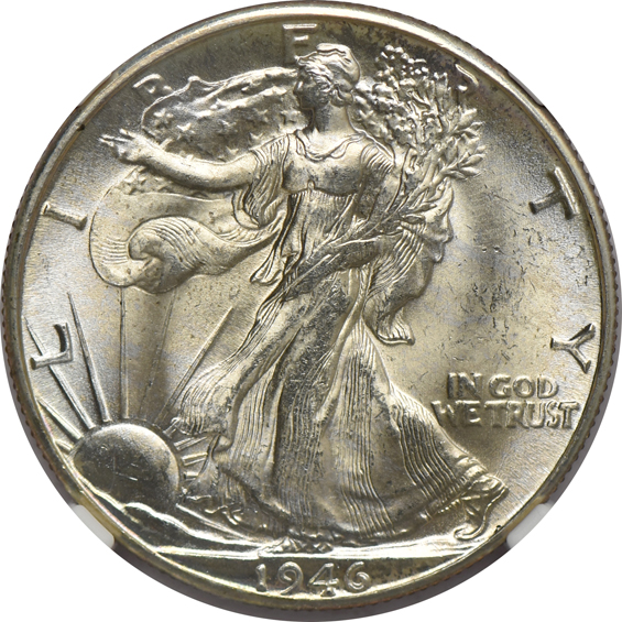 Nineteen 1946-D NGC MS-66 CAC