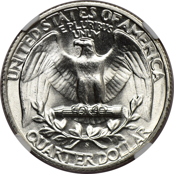 Three 1944-S NGC MS-67 CAC