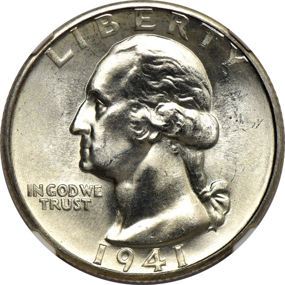 Six 1941-D NGC MS-67 CAC