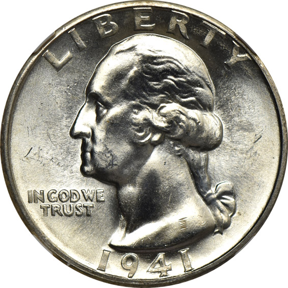 Nine 1941-D NGC MS-67