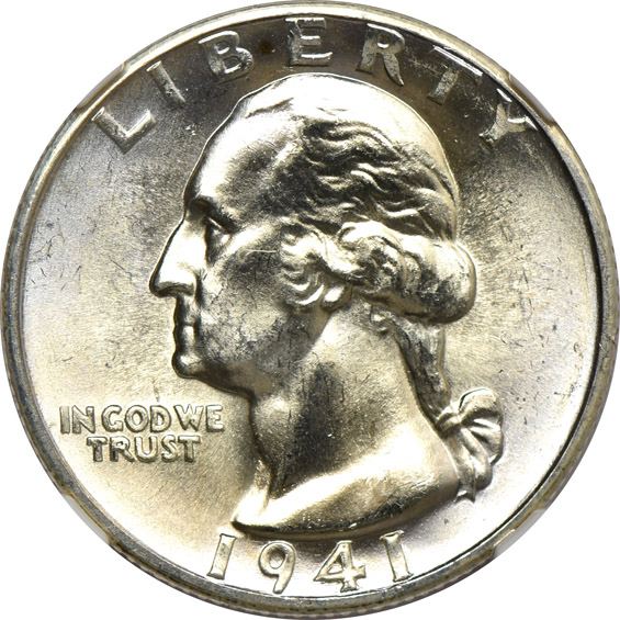 Nine 1941-D NGC MS-67