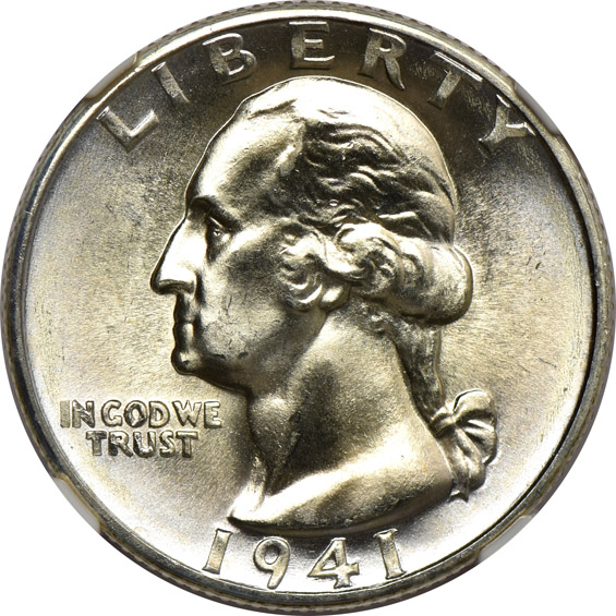Nine 1941-D NGC MS-67