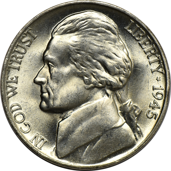 Twelve Uncirculated Rolls of Jefferson Wartime nickels