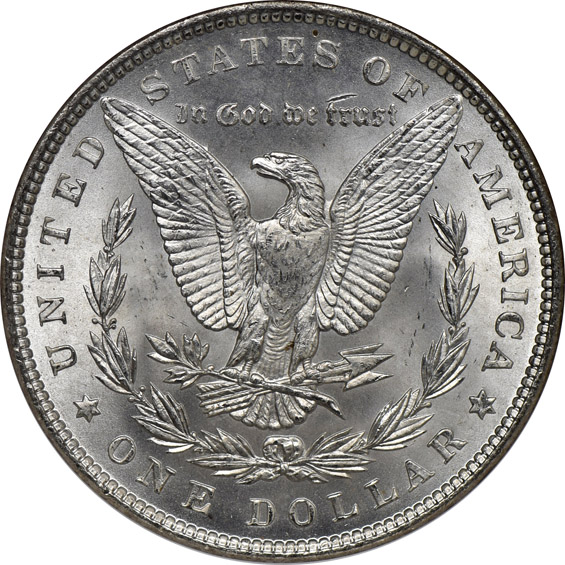 1884-O MS-66+ CAC, and a 1900 MS-66, both NGC