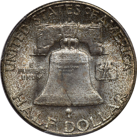 1913-S Ty. 2 Buffalo nickel F-15, and a 1949-S Franklin half-dollar MS-65FBL, both PCGS