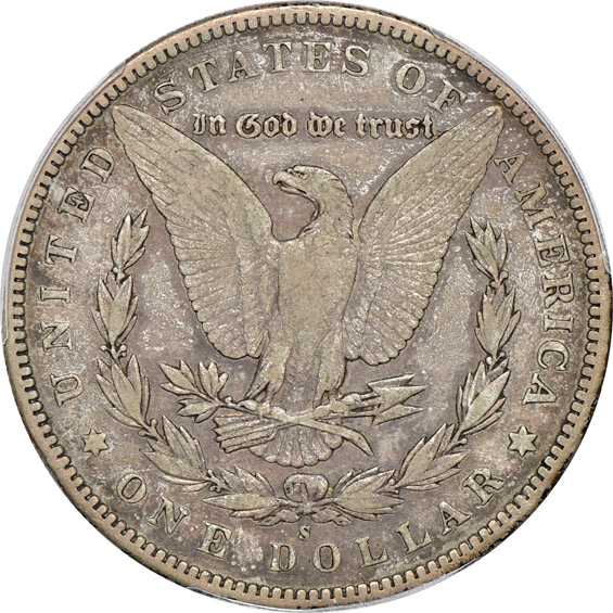 1893-O XF-40, 1895-S VF-25, and a 1903-O MS-63, all PCGS