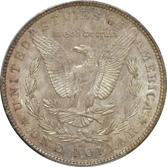 1893-O XF-40, 1895-S VF-25, and a 1903-O MS-63, all PCGS