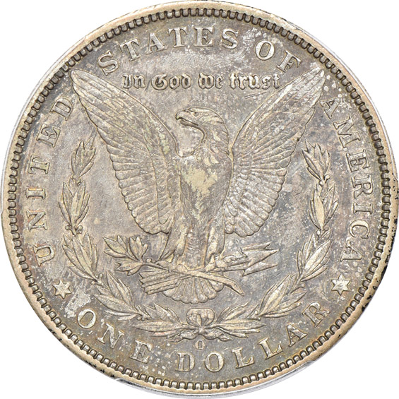 1893-O XF-40, 1895-S VF-25, and a 1903-O MS-63, all PCGS