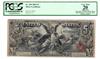 1896 $5 Educational Fr# 269 - PCGS VF-20/edge split/minor edge damage/minor stain on back
