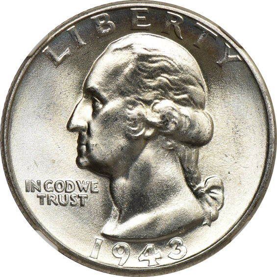 Three 1943 NGC MS-67 CAC