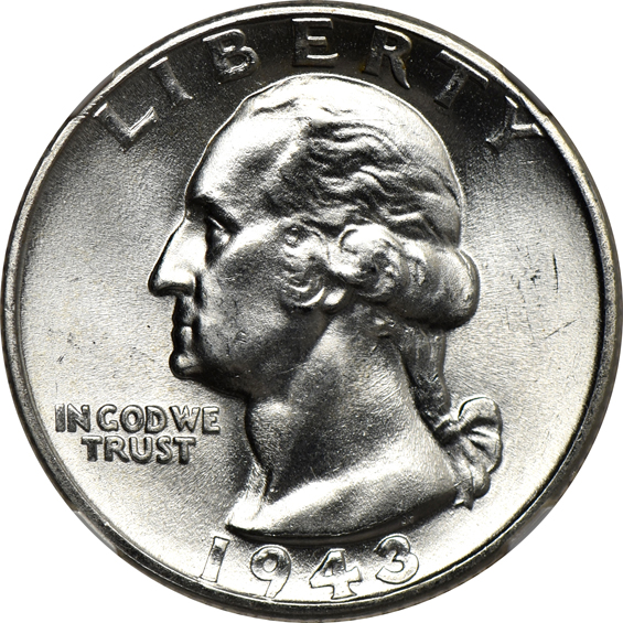 Thirteen 1943 and three 1950-S, all NGC MS-67
