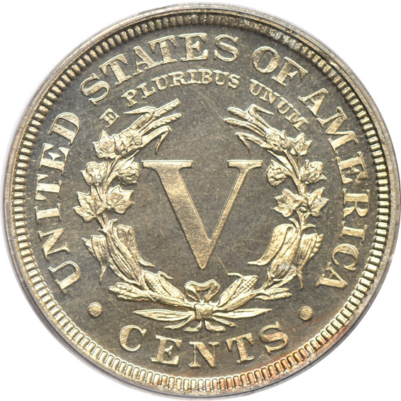1902 NGC PR-66, and a 1905 PCGS PR-66