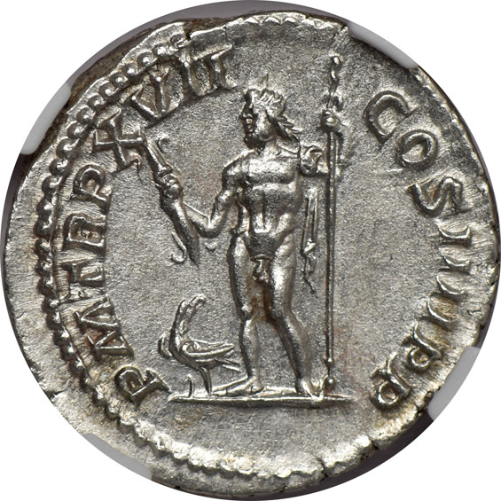 Roman Empire - Mysia, Parium 4th Century BC silver Hemidrachm Ch XF, and an AD 198-217 silver Denarius Ch AU, both NGC 
