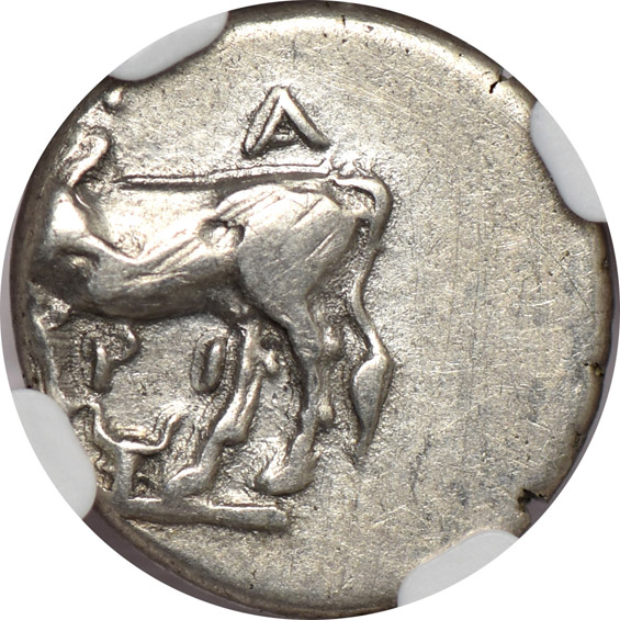 Roman Empire - Mysia, Parium 4th Century BC silver Hemidrachm Ch XF, and an AD 198-217 silver Denarius Ch AU, both NGC 