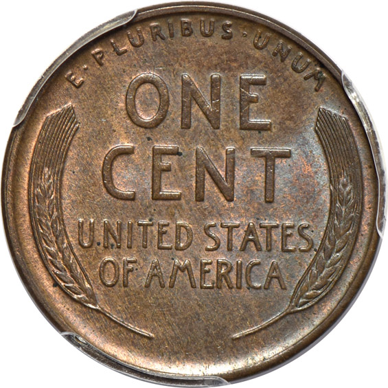 Seven Uncirculated Lincoln cents