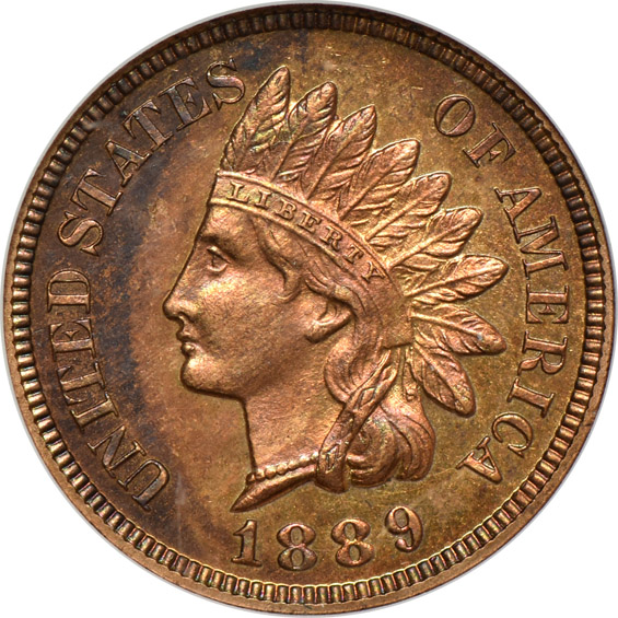1901 PCGS PR-66+ BN, plus an 1889 ANACS PR-64 RB