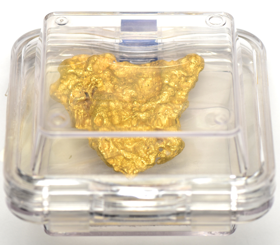 Large Australian Gold Nugget, labeled 188.7 grams