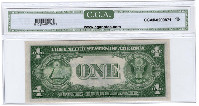 1935-A "S" Fr# 1610 - CGA GemCU-67