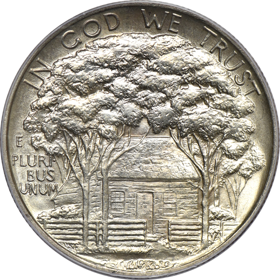 Thirteen certified silver commemorative half-dollars