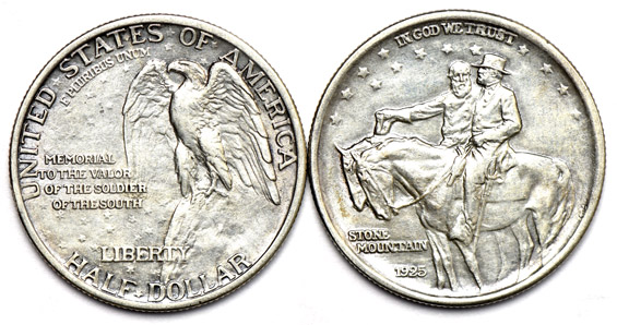 Twelve silver commemorative half-dollars, as described