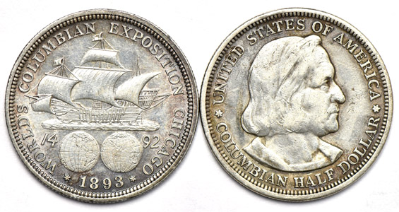 Twelve silver commemorative half-dollars, as described