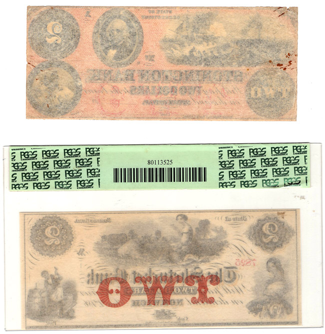 Group of five Obsolete notes