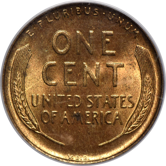 1909-S VDB Lincoln PCGS MS-64RD