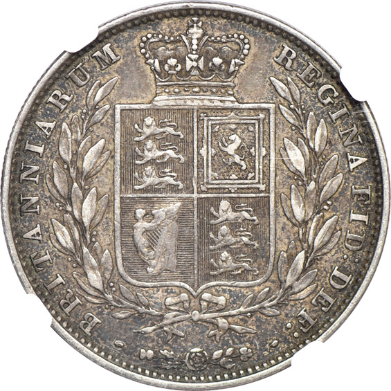 Multiple - 1848 Great Britain 1/2 crown VF-30, 1907 Canada 5 cents MS-64, and a 1907 Canada 10 cents MS-63, all NGC