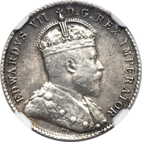 Multiple - 1848 Great Britain 1/2 crown VF-30, 1907 Canada 5 cents MS-64, and a 1907 Canada 10 cents MS-63, all NGC