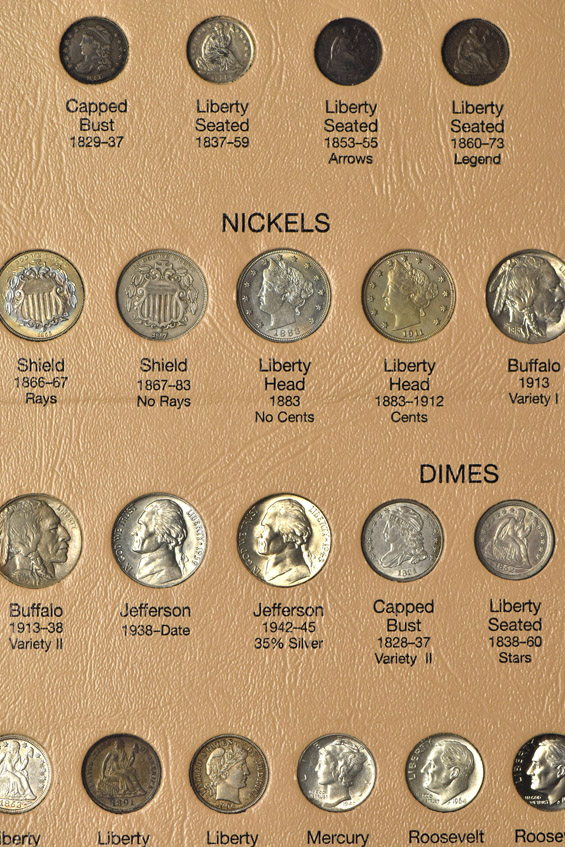 Complete Dansco 7070 album of U.S. type coins