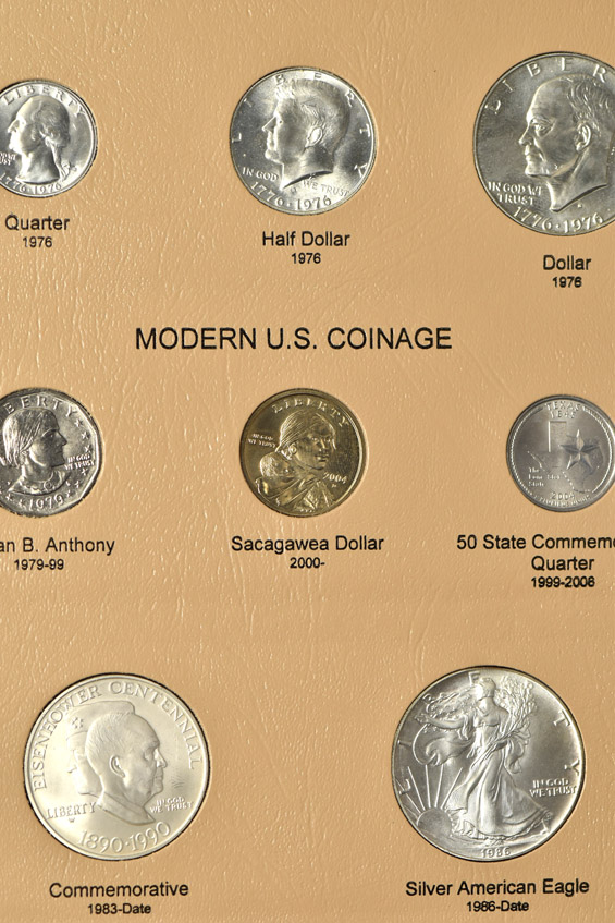Complete Dansco 7070 album of U.S. type coins