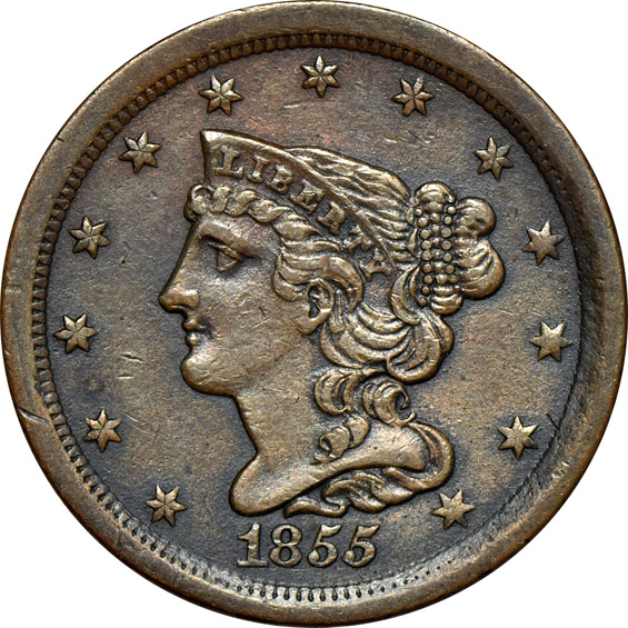 Ten different half-cents