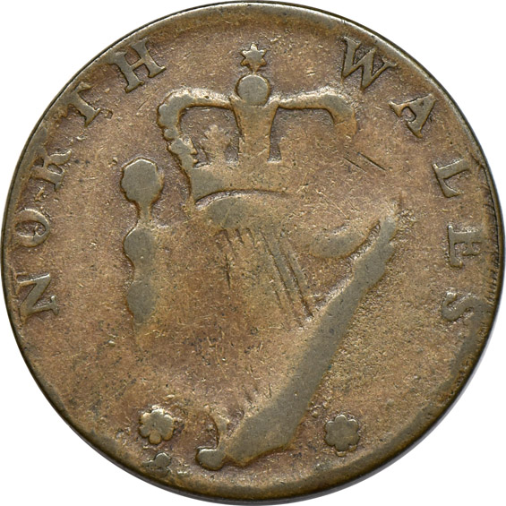Undated (C.1795) North Wales Halfpenny