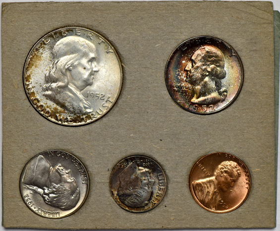 Half of a 1951 Mint Set and Half of a 1952 Mint Set