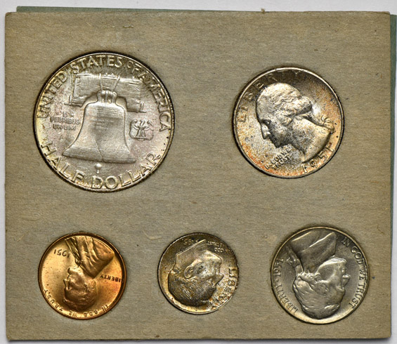 Half of a 1951 Mint Set and Half of a 1952 Mint Set