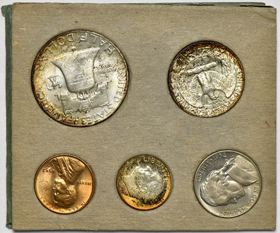 Half of a 1951 Mint Set and Half of a 1952 Mint Set