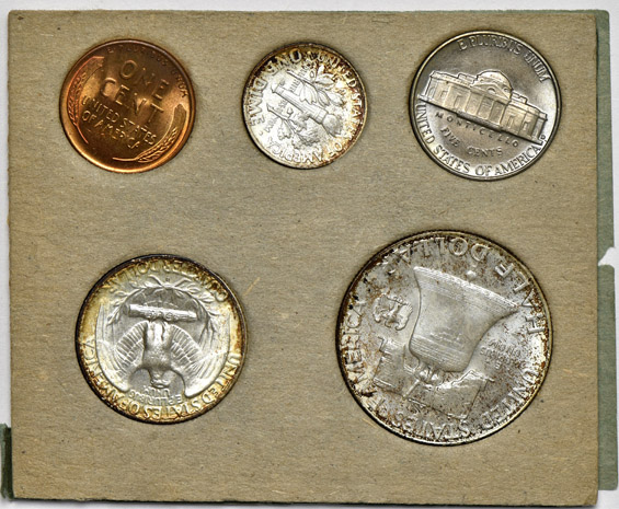 Half of a 1951 Mint Set and Half of a 1952 Mint Set
